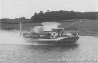SRN1 fitted with a new skirt -   (The <a href='http://www.hovercraft-museum.org/' target='_blank'>Hovercraft Museum Trust</a>).